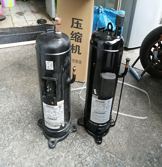 浮梁中央空调压缩机的更换维修